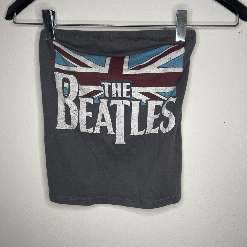 The Beatles Gray Tube Top